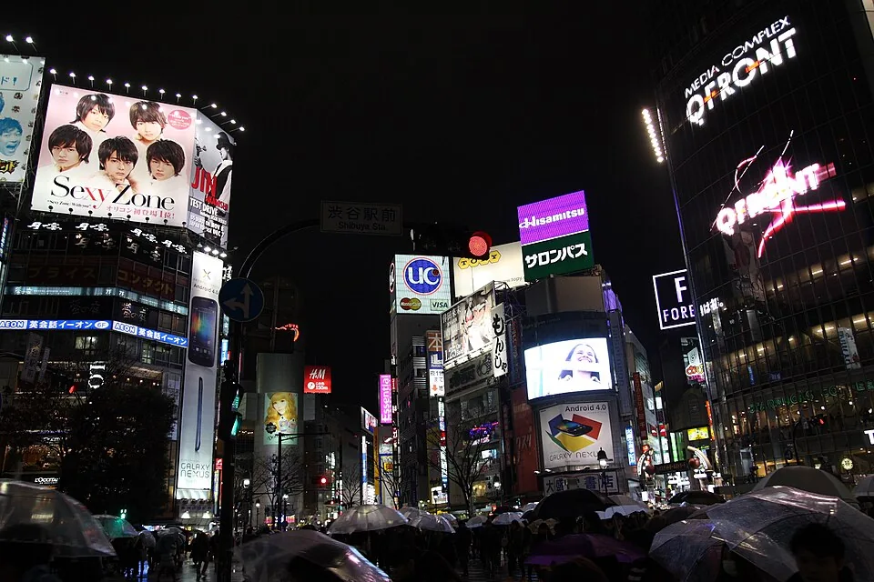 Shibuya křižovatka Tokio